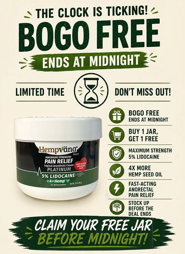 The Clock Is Ticking--Bogo Free Ends at Midnight!