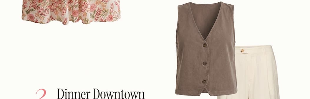 3. Dinner Downtown | Noelle Jersey Top & Lark Trouser | Shop The Set