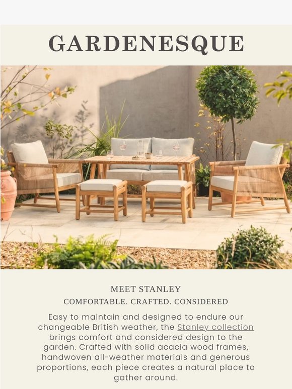 In the garden with Stanley