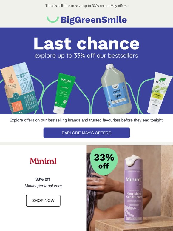 Ends soon: up to 33% off 🔔