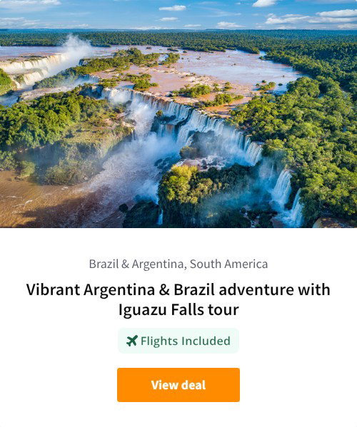 Vibrant Argentina &amp; Brazil adventure with Iguazu Falls tour