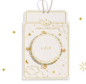 Affirmation Card 'Luck' Bracelet