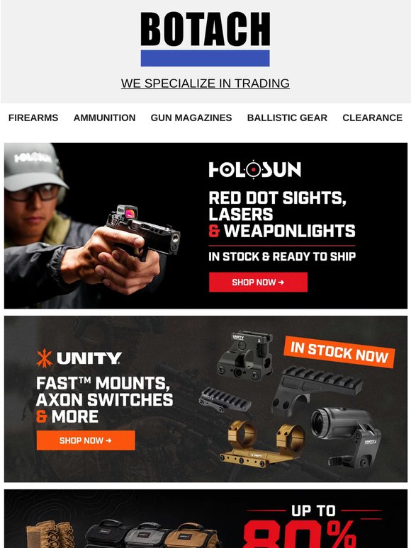 🎯 Holosun In Stock Now – Shop Before They're Gone