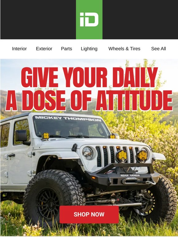 🚗💥 Give your daily a dose of attitude