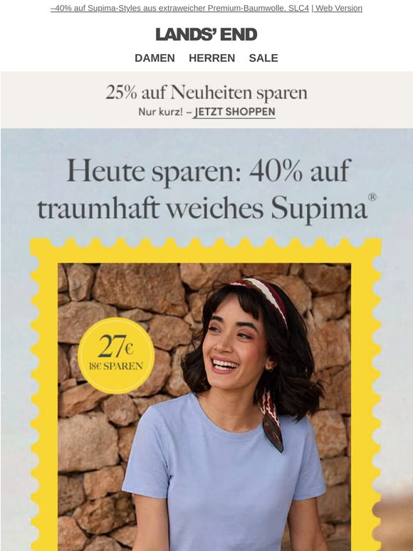 Fühlen Sie den Supima-Unterschied