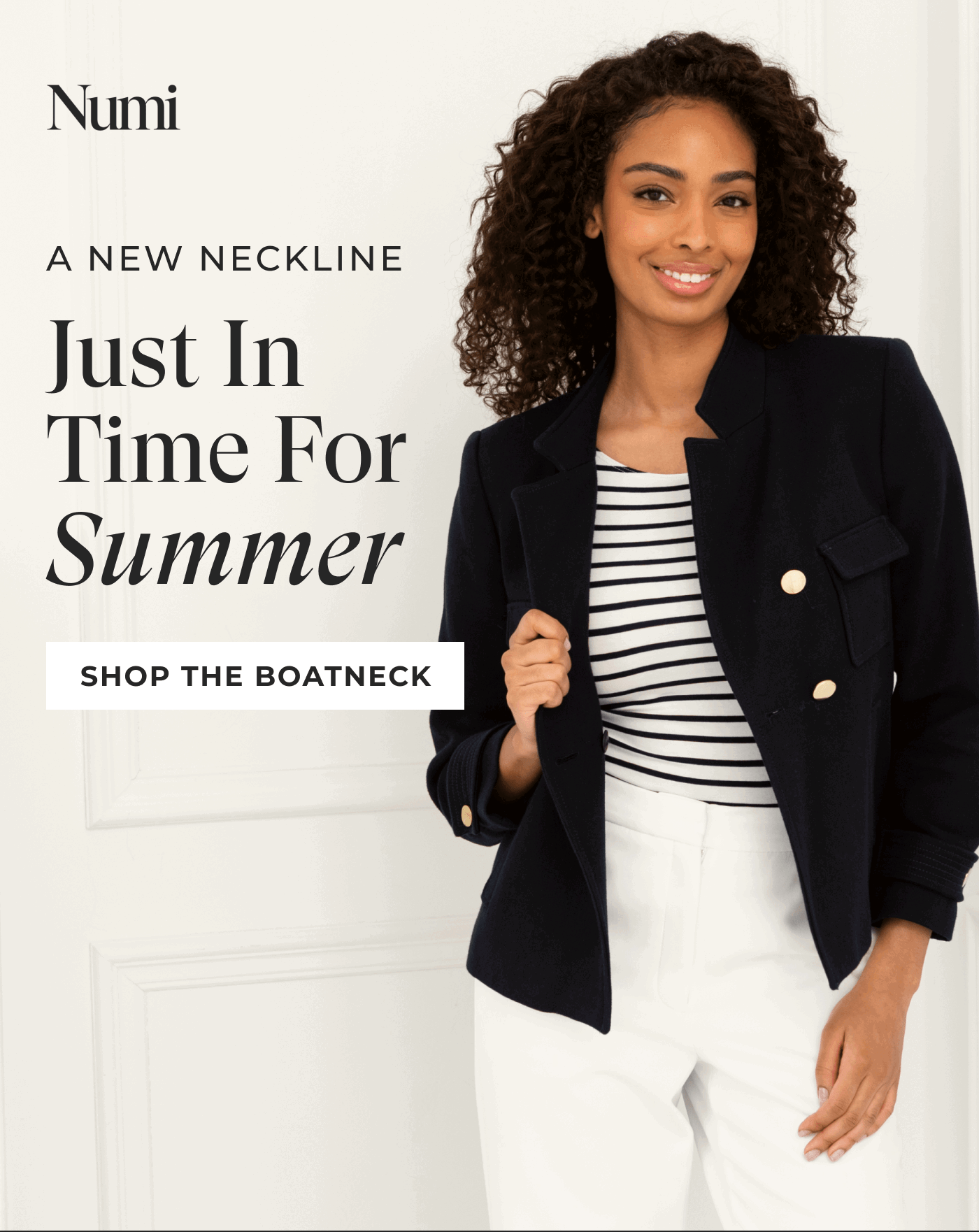 A new neckline just in time for summer