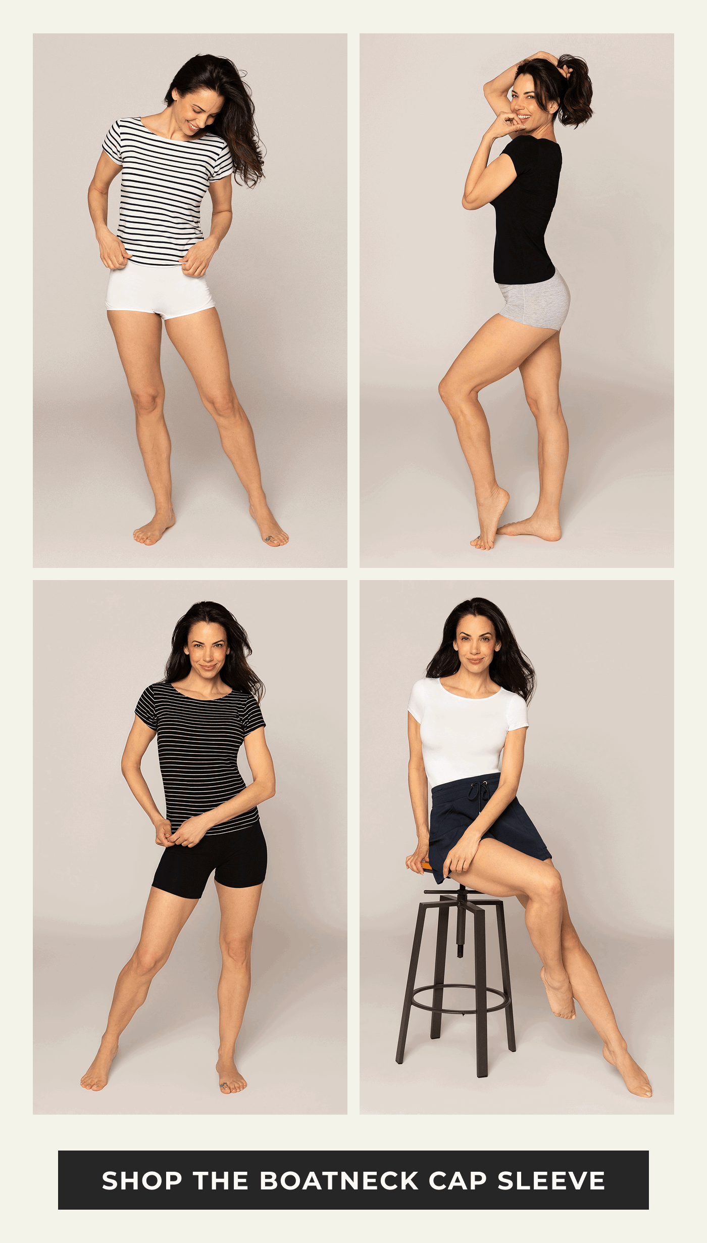 The Numi's Boatneck Cap Sleeve