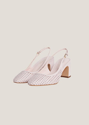 Lily Woven Slingbacks