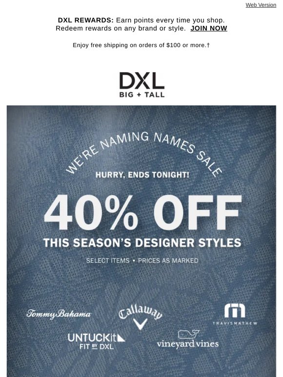 Slow Your Scroll. 40% Off Designers Ends Today!