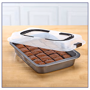 Cake Pan with Lid and Handle by Chef's Pride™