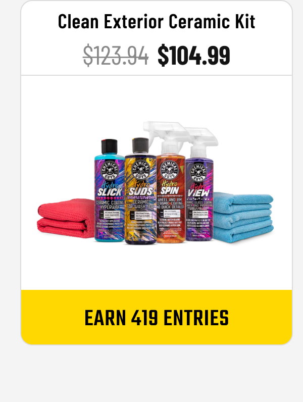 Clean Exterior Ceramic Kit
