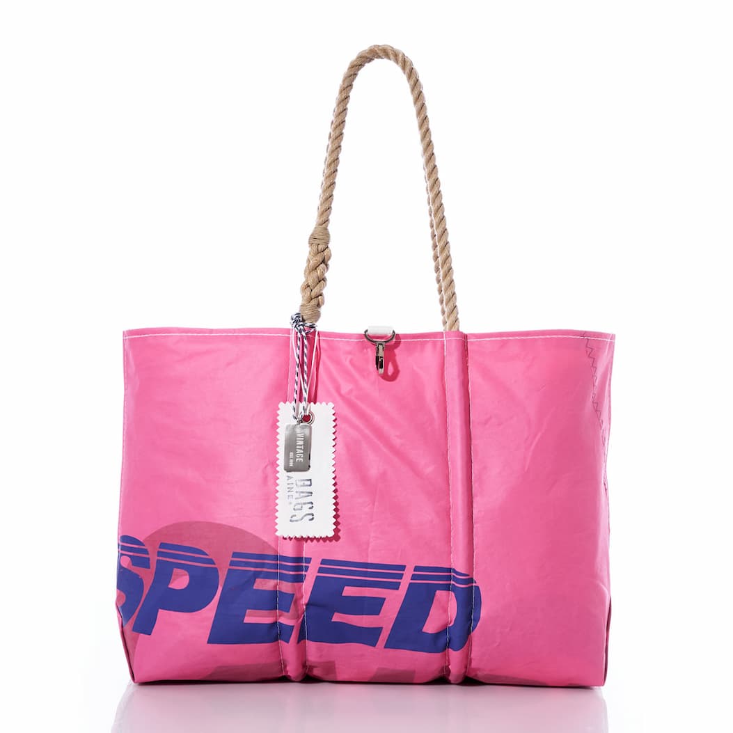 Pink Speed Auction Tote