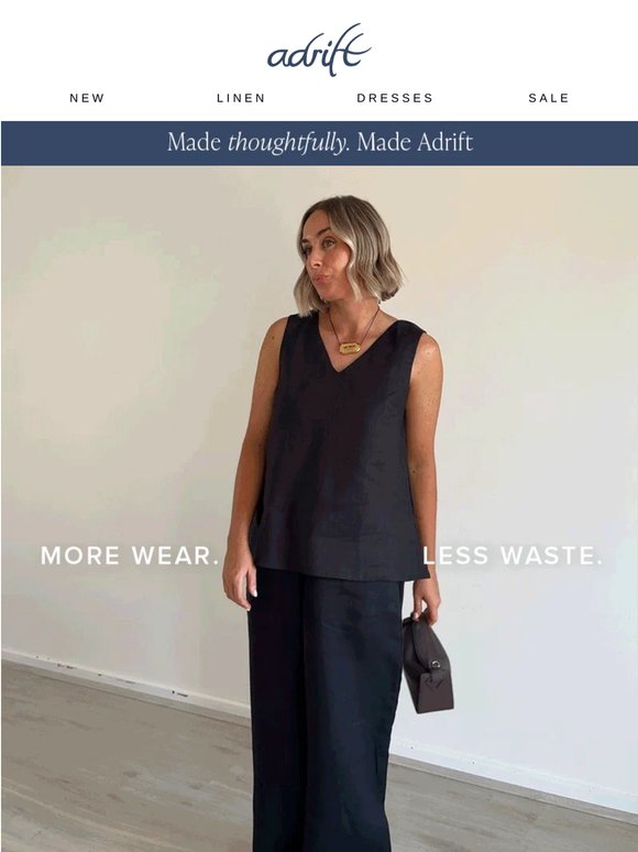 Linen, as it should be.