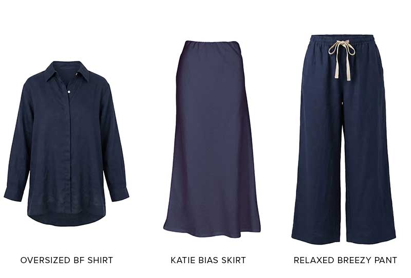 Shop Linen in Navy