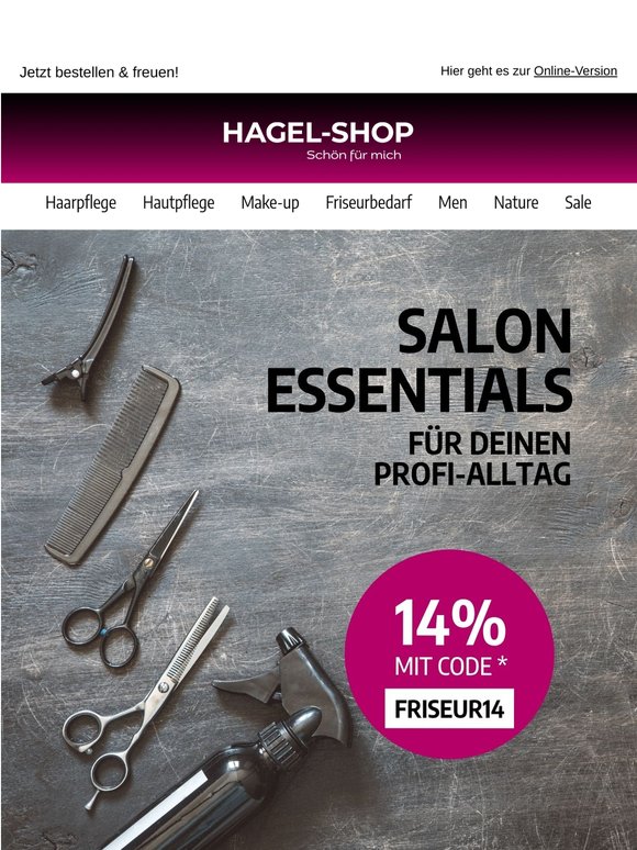 Entdecke 14% auf Friseurbedarf! ✂️