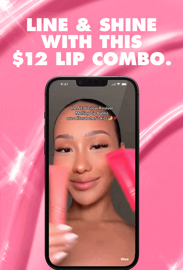 line & shine with this  $12 lip combo.
