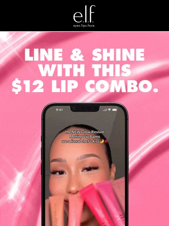 This lip combo is e.l.f.ing sweet 🫶🍭