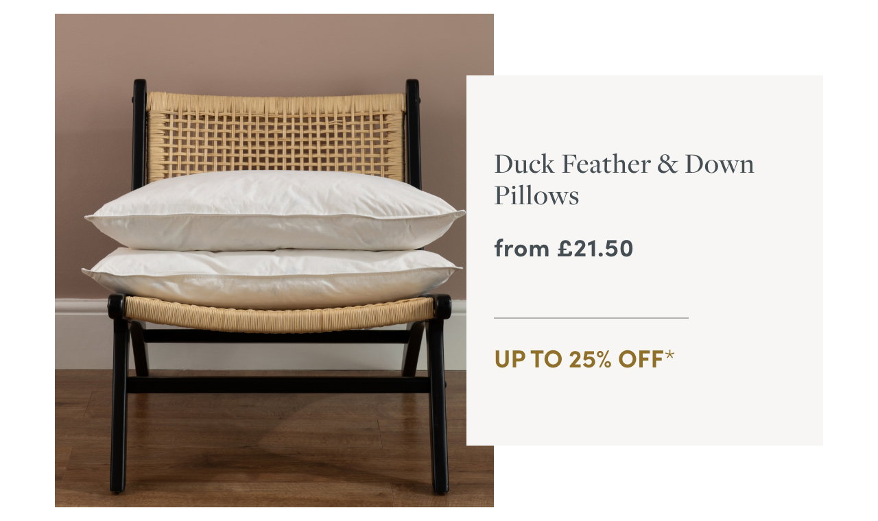 Duck Feather & Down Pillows