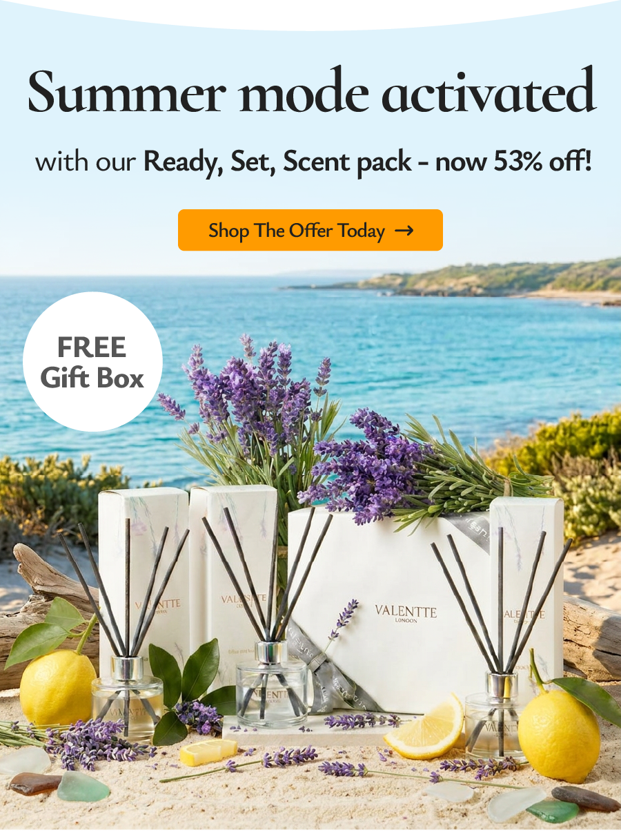 Summer mode activated: with our Ready, Set, Scent pack - now 53% off!