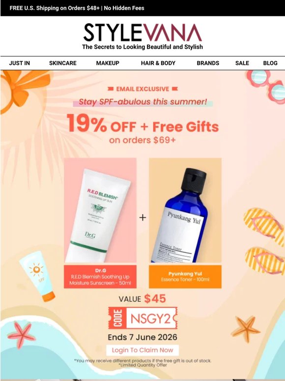 ☀️Summer skin protection with STYLEVANA🛡️