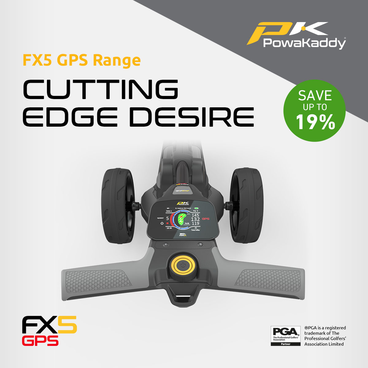 PowaKaddy FX5 GPS Electric Trolleys