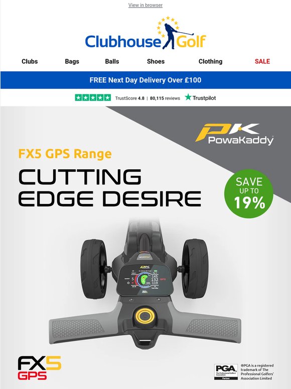 Golf trolleys | FREE gifts with electric & push ⛳