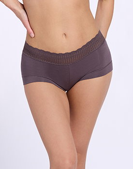 Maidenform Dream Cotton Boyshort Panty with Lace