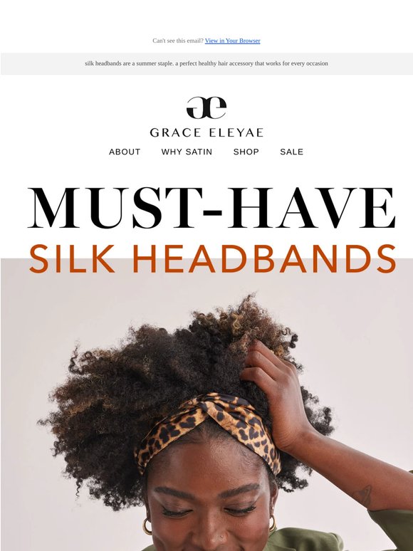 Silk Headbands: beautiful and stylist approved
