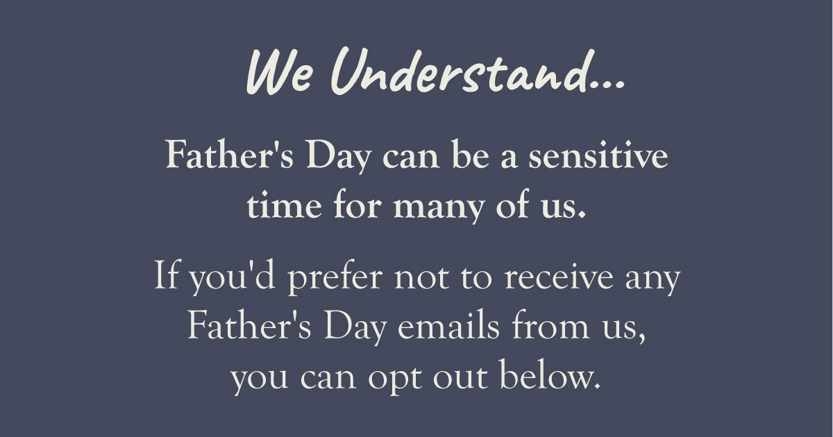 We understand this may be a difficult time of year.