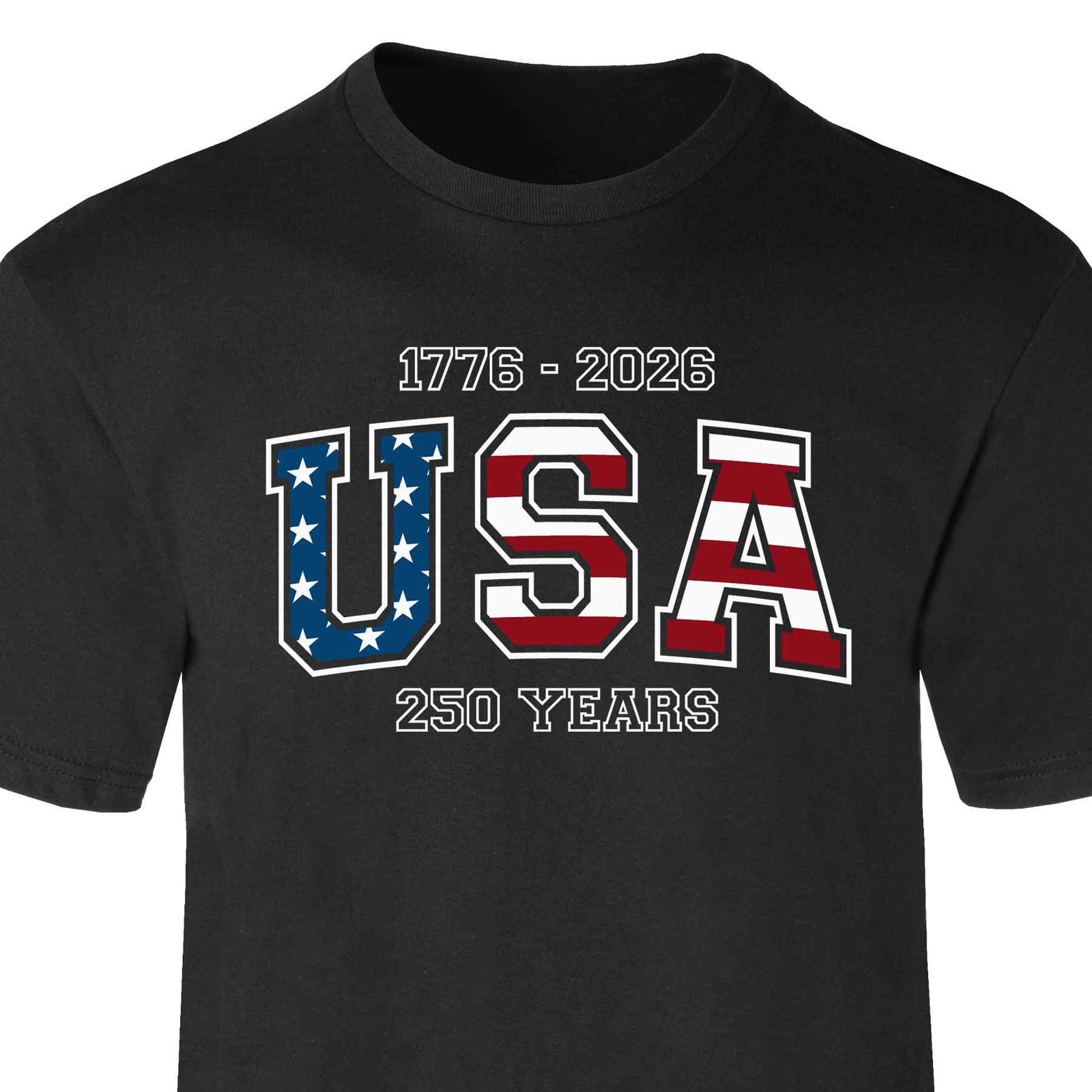 Image of USA 250 Years Flag T-Shirt