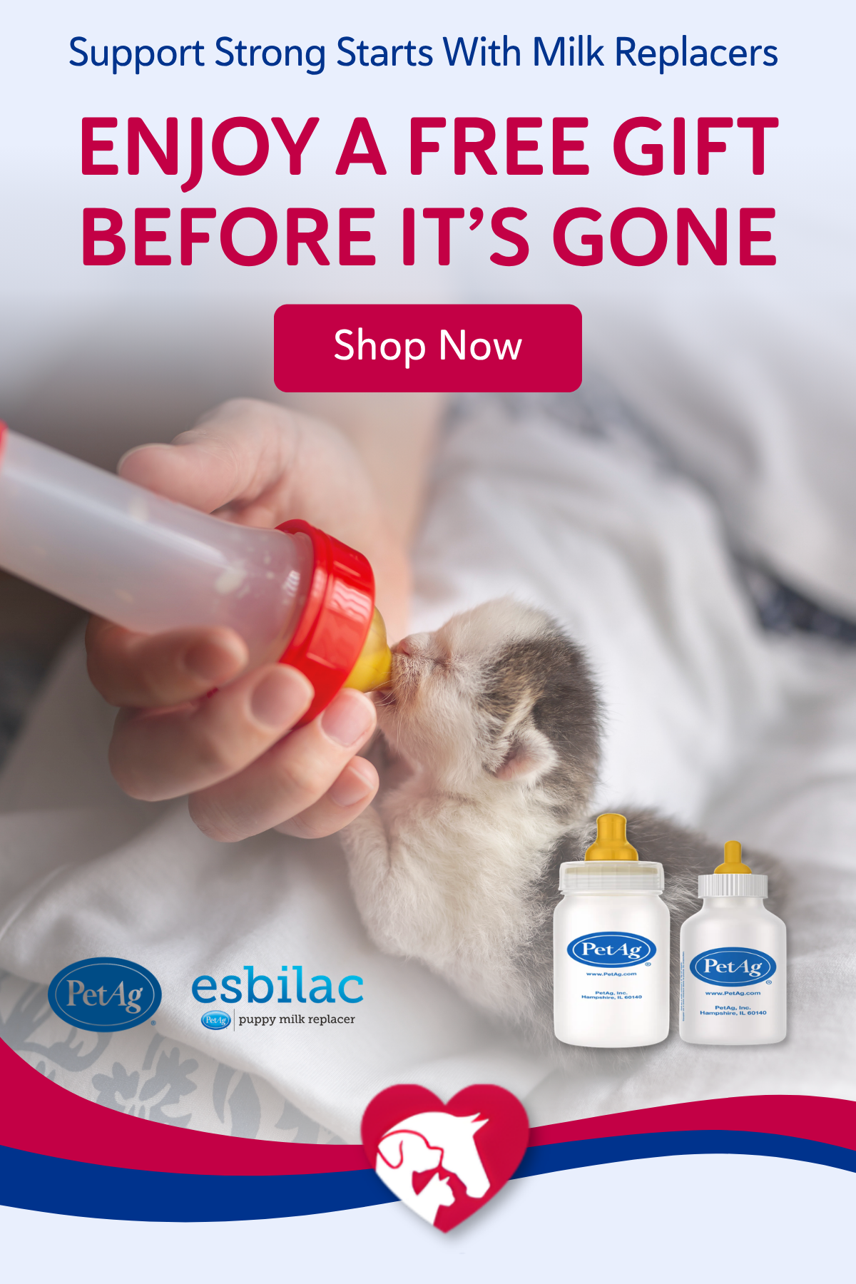 Support strong starts with milk replacers and enjoy a free gift before it’s gone