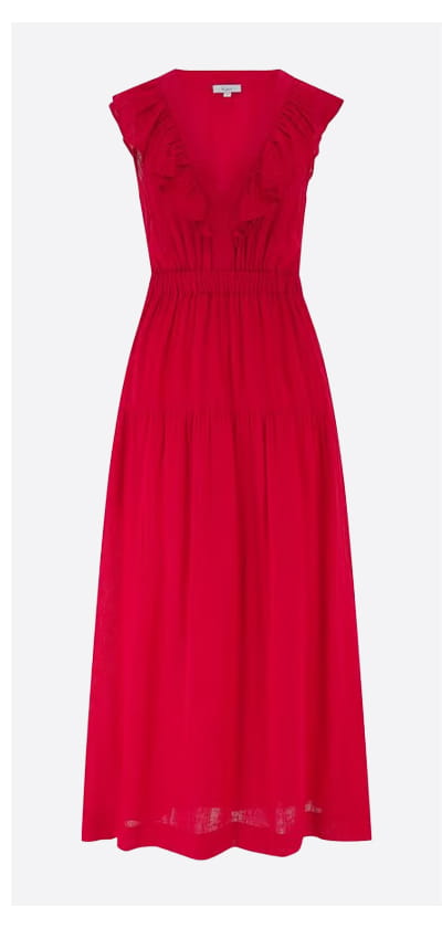 Beaux Dress In Tomato