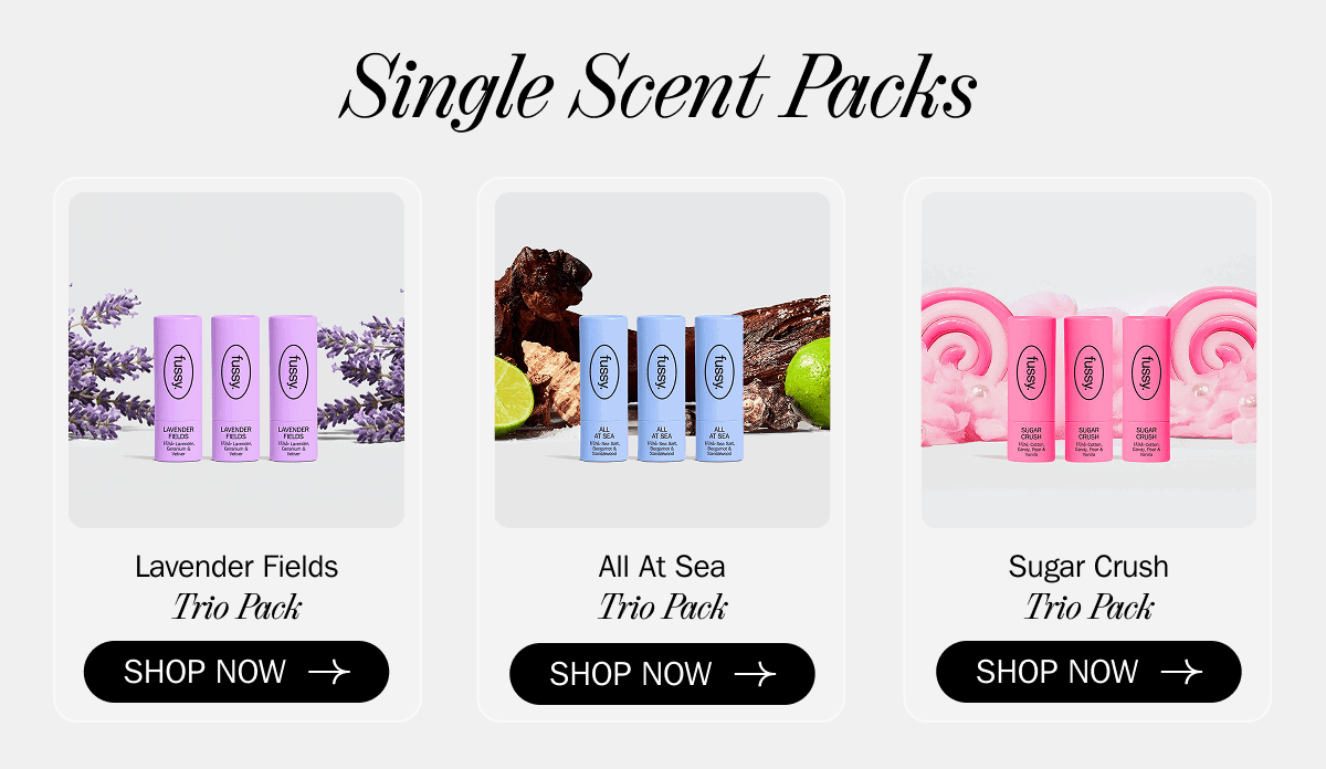 Single Scent Packs | SHOP NOW