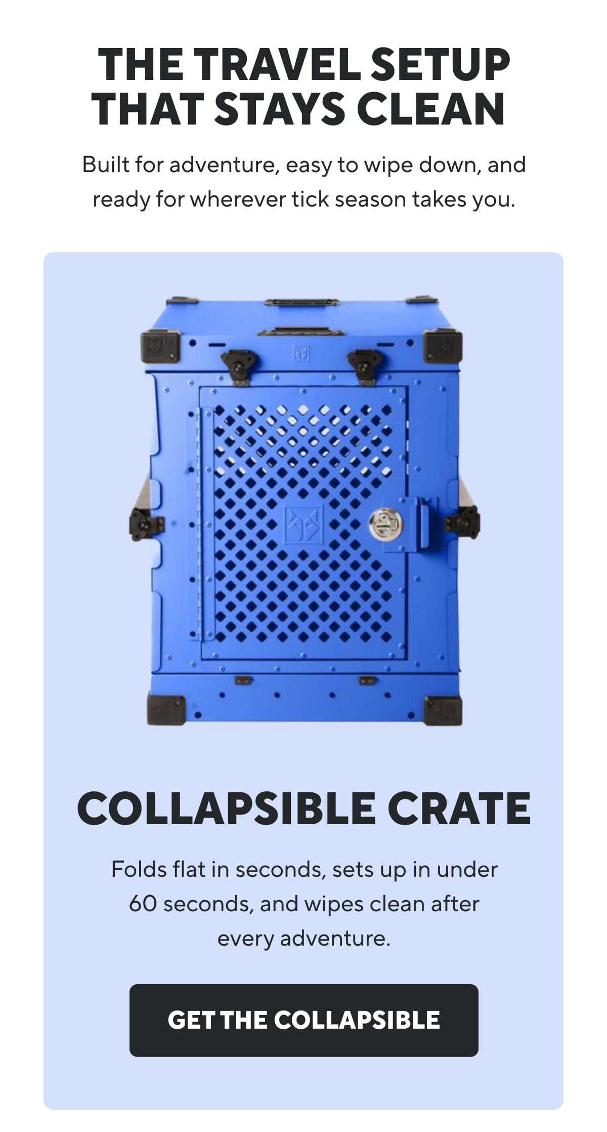 The Travel Setup That Stays Clean | Get The Collapsible