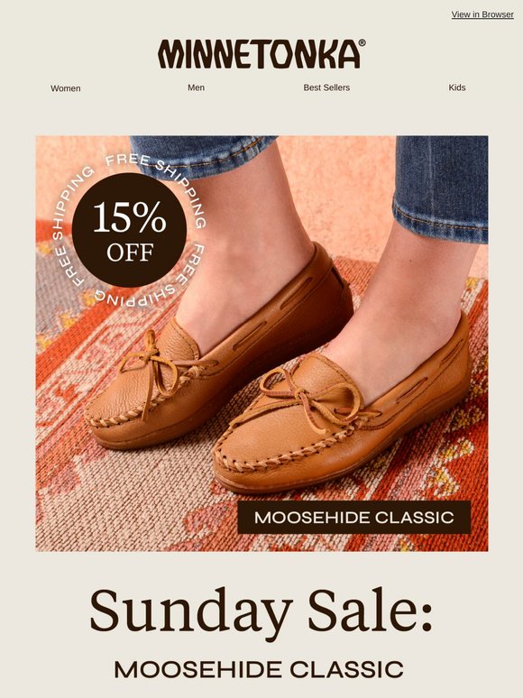 Moosehide Moc on SALE