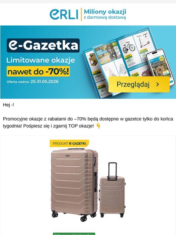 Rabaty do 70% w e-Gazetce! 😍