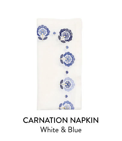Carnation Napkins, Set of 4