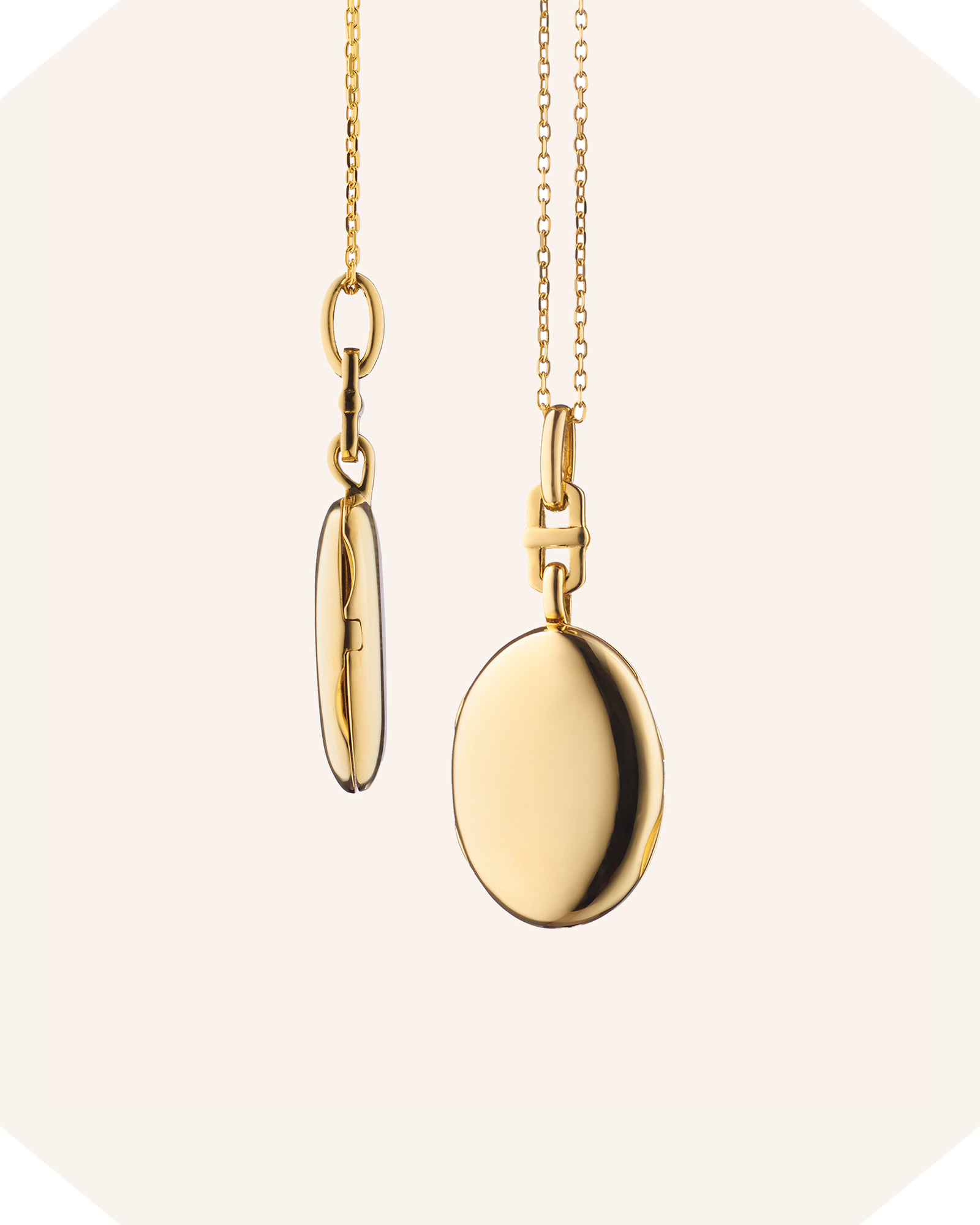 Slim Oval "Eve" Locket Necklace