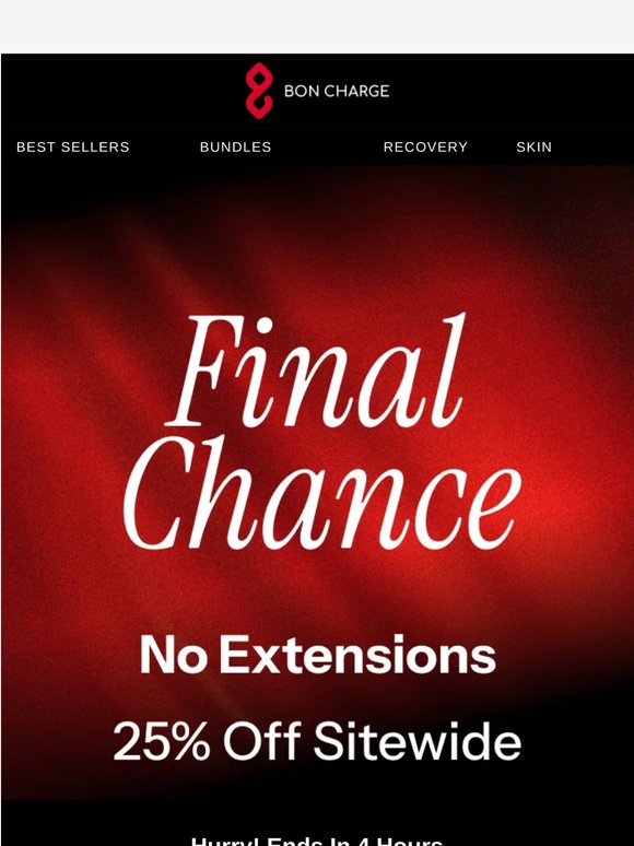 4 Hours Left — Final Chance