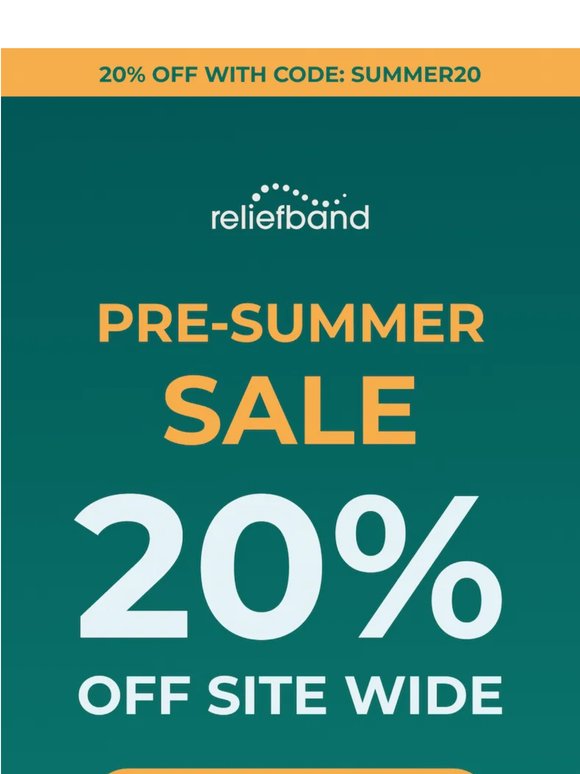 Act Fast: Summer Starts Early with 20% Off!
