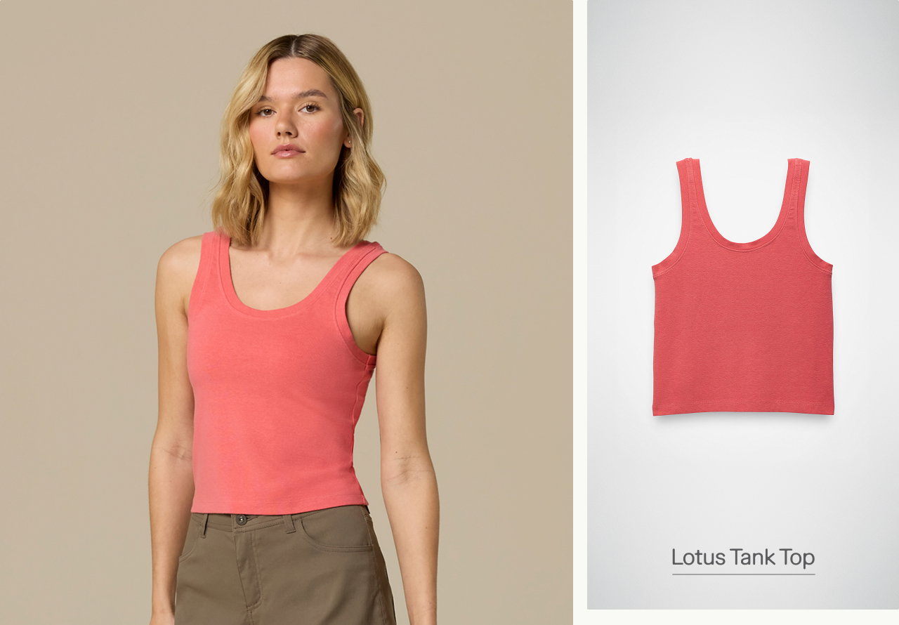 lotus tank top