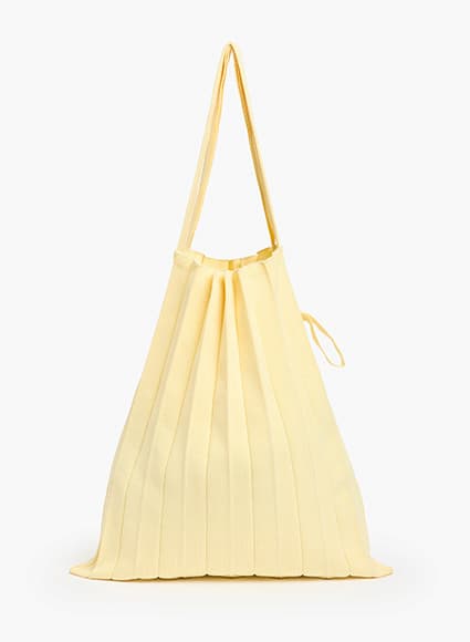 Pleated Packable Tote Bag
