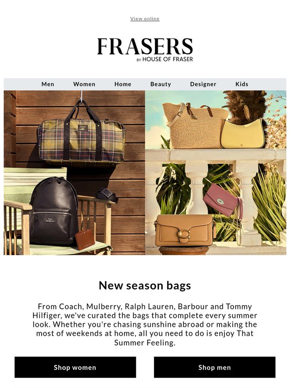 The bags for summer