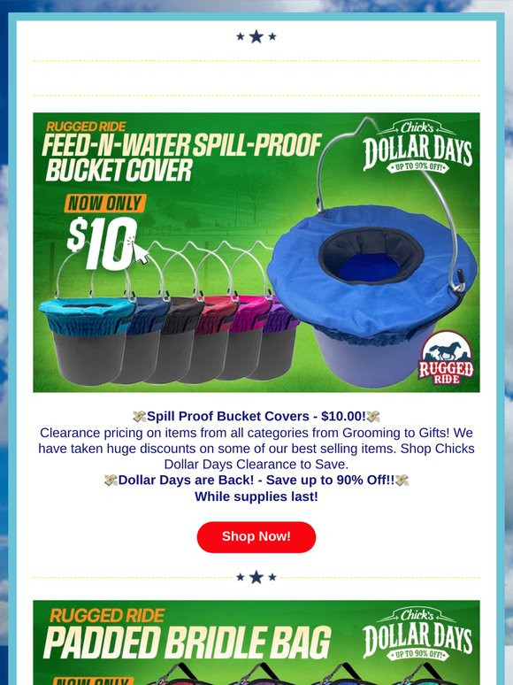 Spill Proof Bucket Covers $10 💸 Dollar Day$ Deal