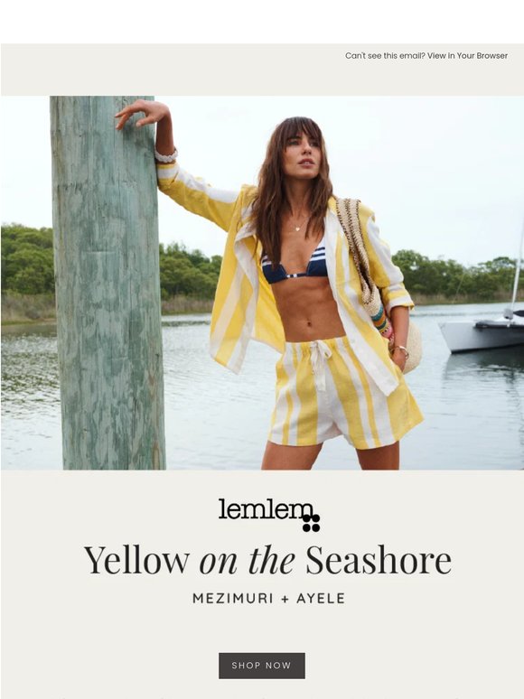 Yellow on the Seashore