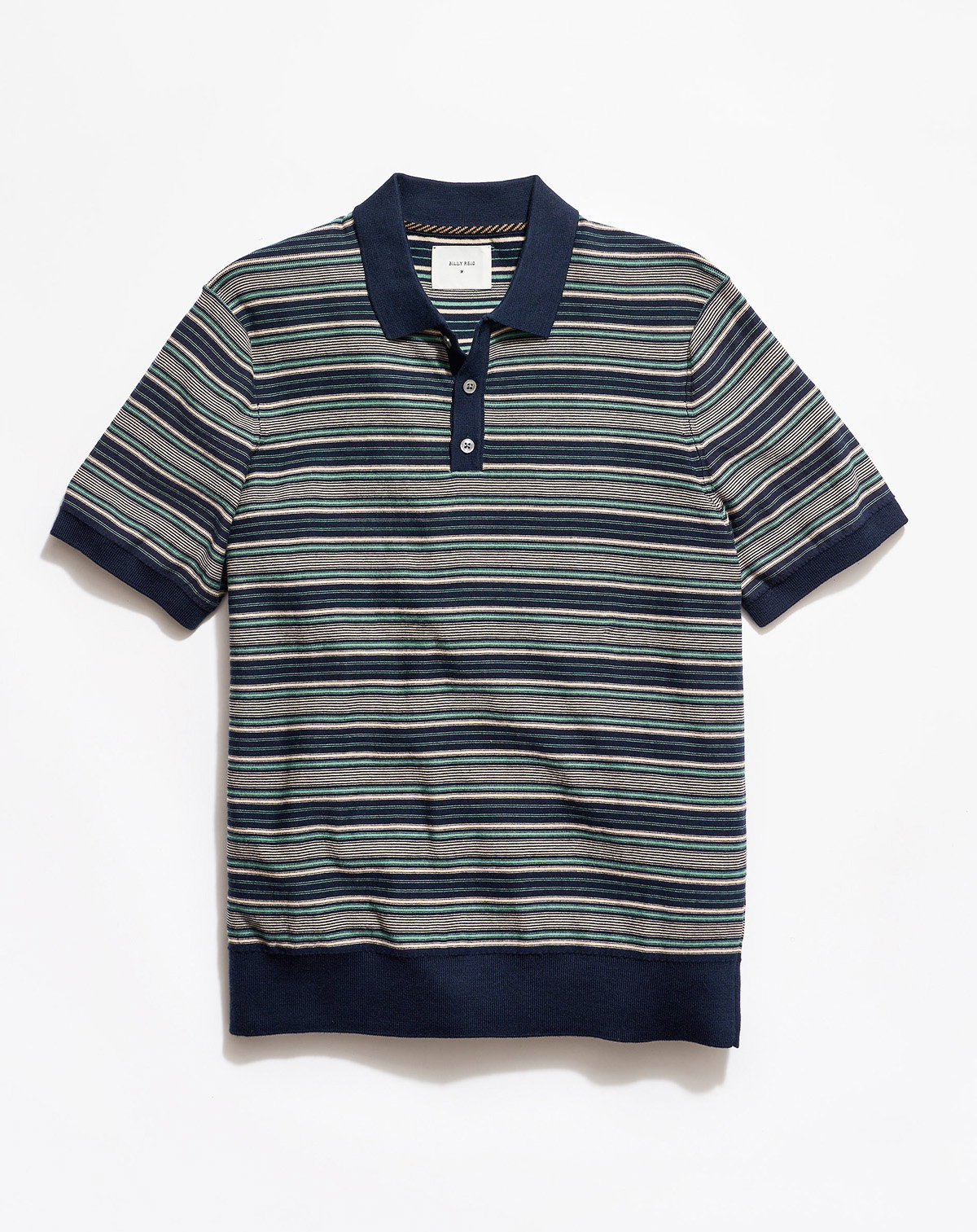 Vintage Sweater Polo in Teal