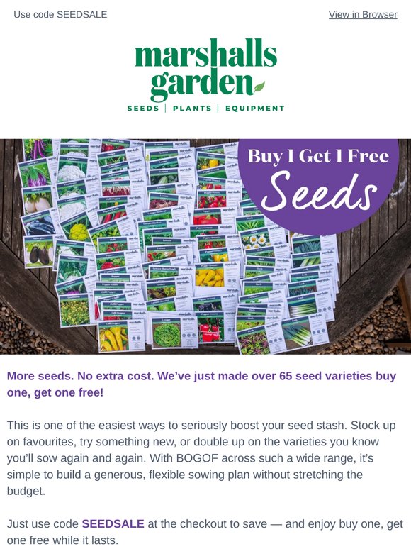 Buy One Get One Free Seeds