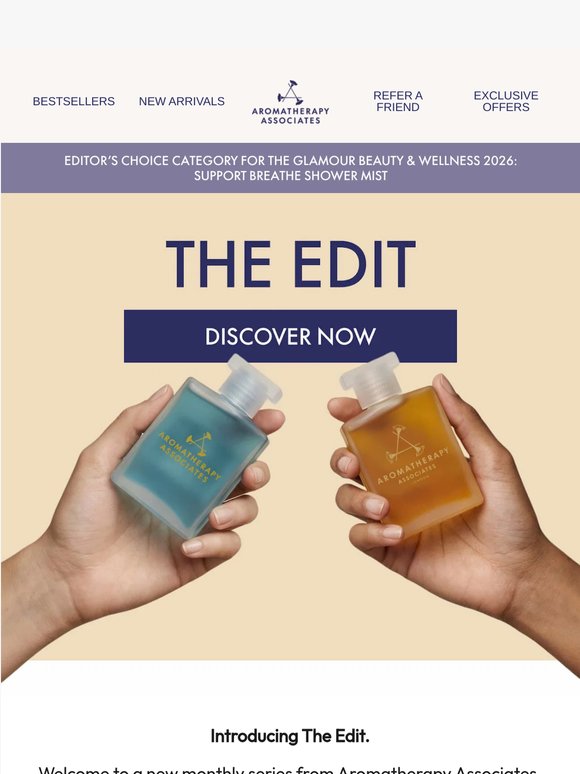 Introducing The Edit. Your monthly pause.