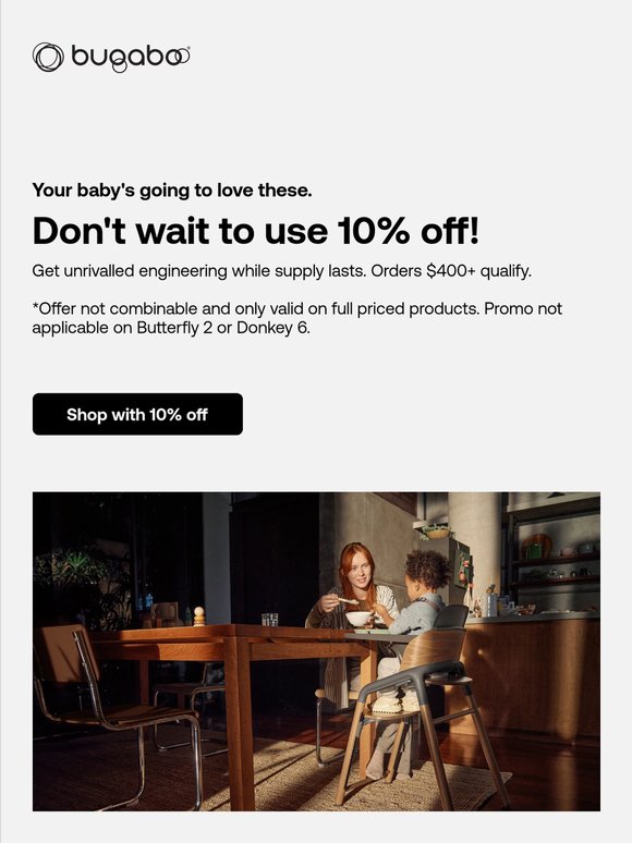 Try it stress-free (and 10% off)
