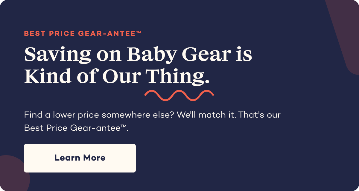 Saving on baby gear is kind of our thing. 